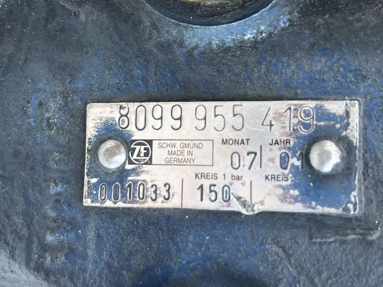 Boîtier de direction pour Grue mobile ZF LTM 1070 4.2 Steering box: photos 7 Boîtier de direction pour Grue mobile ZF LTM 1070 4.2 Steering box: photos 7