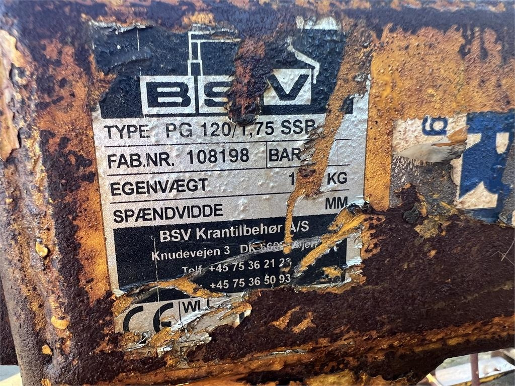 BSV 1750kg Pallegaffel - Model: PG120-1,75 SSB - Fourches: photos 2 BSV 1750kg Pallegaffel - Model: PG120-1,75 SSB - Fourches: photos 2