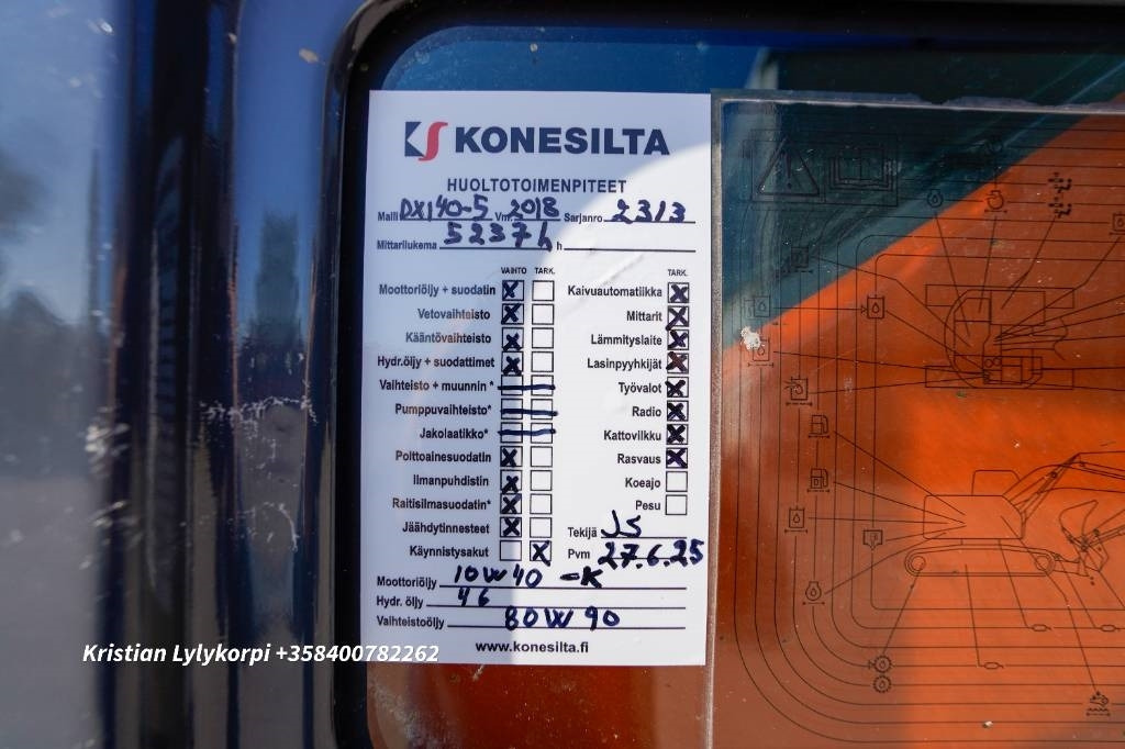 Pelle sur chenille Doosan DX140LCR-5: photos 21