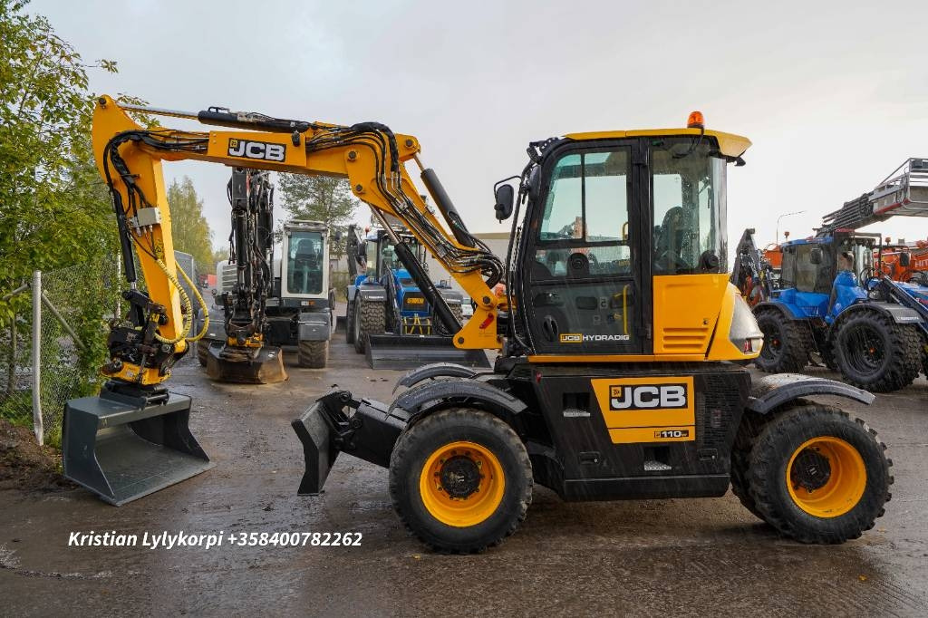 JCB 110W Hydradig PYÖRITTÄJÄLLÄ - Pelle sur pneus: photos 1 JCB 110W Hydradig PYÖRITTÄJÄLLÄ - Pelle sur pneus: photos 1