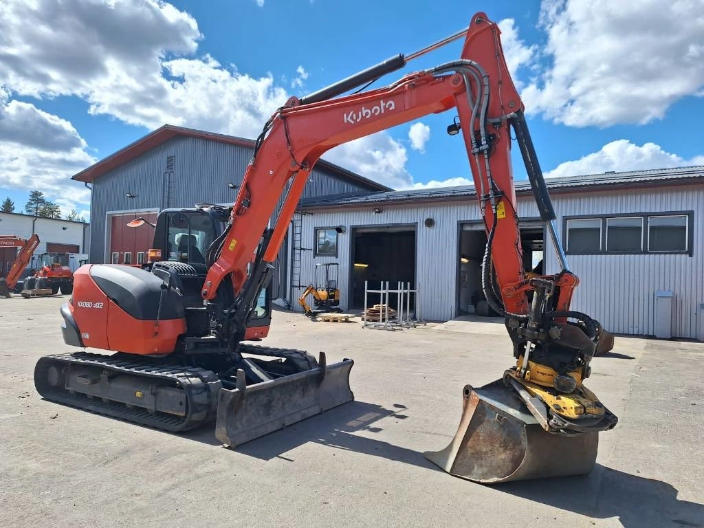 Kubota KX080-4a2 PYÖRITTÄJÄLLÄ - Mini pelle: photos 5 Kubota KX080-4a2 PYÖRITTÄJÄLLÄ - Mini pelle: photos 5