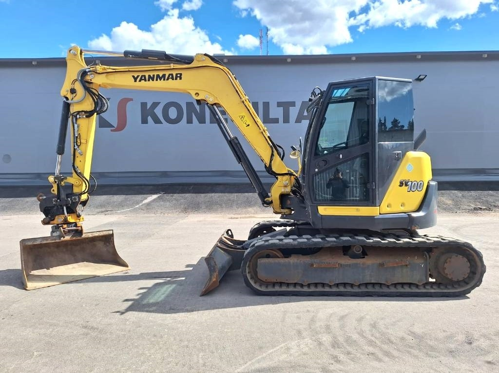 Yanmar SV100-2A PYÖRITTÄJÄLLÄ - Mini pelle: photos 1 Yanmar SV100-2A PYÖRITTÄJÄLLÄ - Mini pelle: photos 1