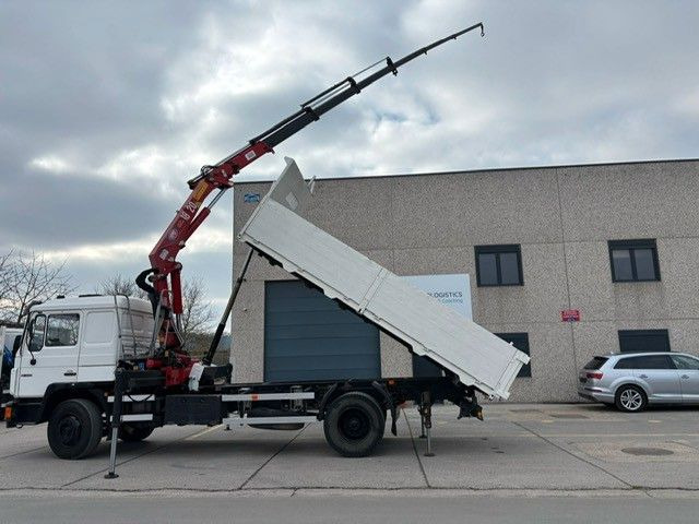 Camion grue MAN 18-222. Kran HMF 18t/m Bj 2001.: photos 8