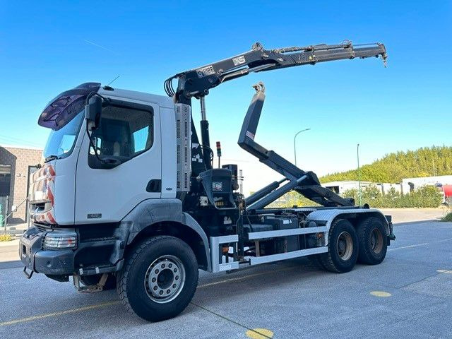 Renault Kerax 420dCi. 6X4. Hiab 144. Klima. - Camion grue: photos 1 Renault Kerax 420dCi. 6X4. Hiab 144. Klima. - Camion grue: photos 1