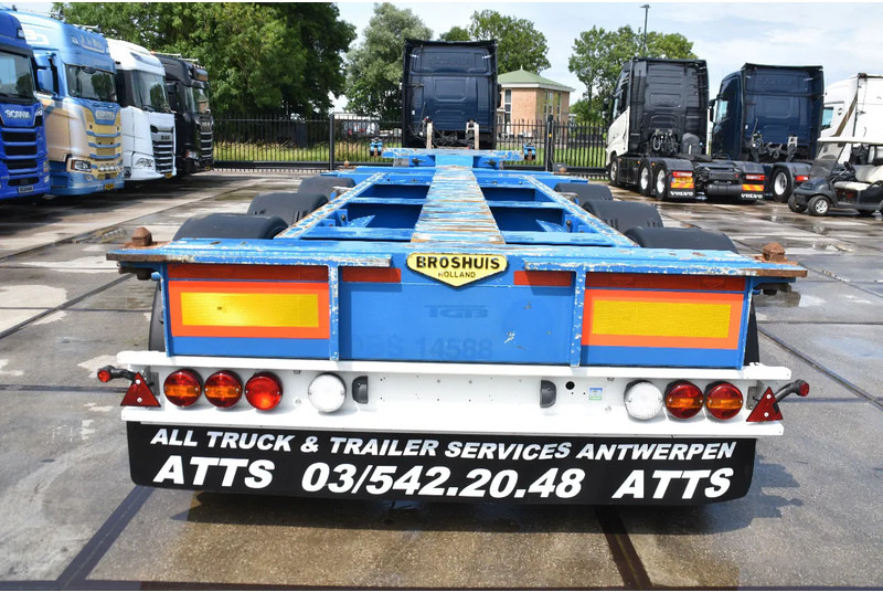 Broshuis MFCC - LIFT AXLE - SAF AXLES - DISC BRAKES - 2 x EXTENDABLE - EXCELLENT CONDITION - - Semi-remorque porte-conteneur/ Caisse mobile: photos 3 Broshuis MFCC - LIFT AXLE - SAF AXLES - DISC BRAKES - 2 x EXTENDABLE - EXCELLENT CONDITION - - Semi-remorque porte-conteneur/ Caisse mobile: photos 3