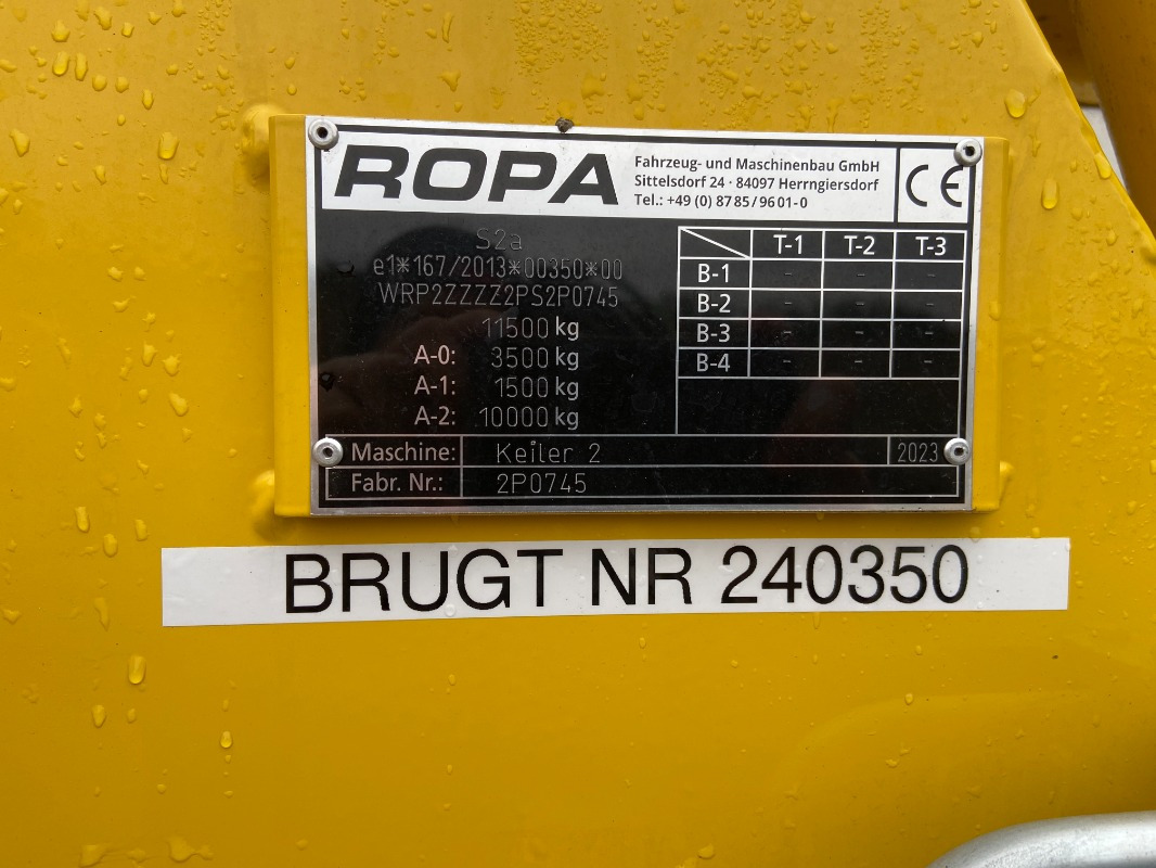 ROPA Keiler II WD Silver Edition - Matériel de récolte: photos 2 ROPA Keiler II WD Silver Edition - Matériel de récolte: photos 2