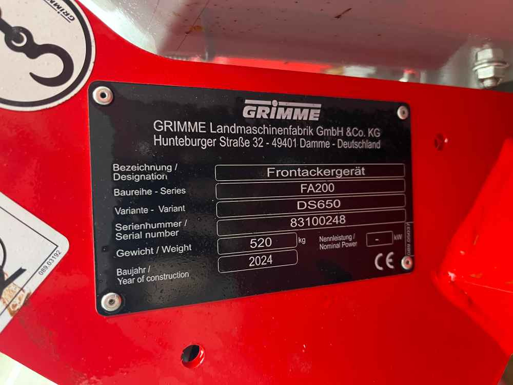 Grimme FA 200 - Matériel de récolte: photos 3 Grimme FA 200 - Matériel de récolte: photos 3