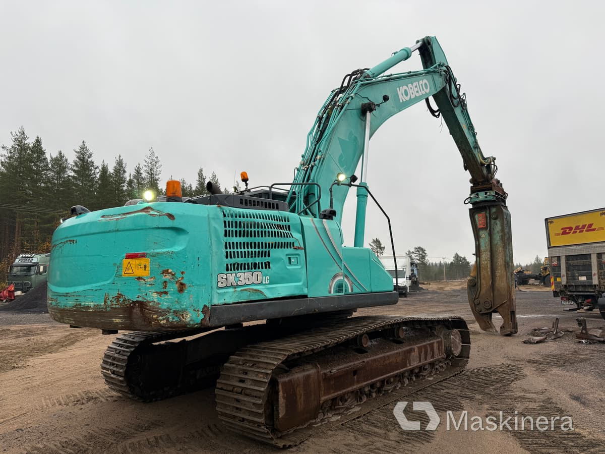 Grävmaskin Kobelco SK350LC-10 med stålsax - Pelle sur chenille: photos 5 Grävmaskin Kobelco SK350LC-10 med stålsax - Pelle sur chenille: photos 5