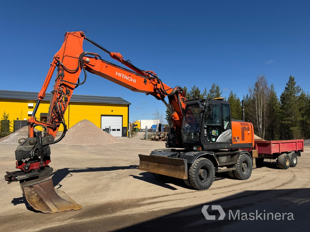 Hitachi ZX170W-5B Hjulgrävare Hitachi ZX170W med vagn - Pelle sur chenille: photos 1 Hitachi ZX170W-5B Hjulgrävare Hitachi ZX170W med vagn - Pelle sur chenille: photos 1