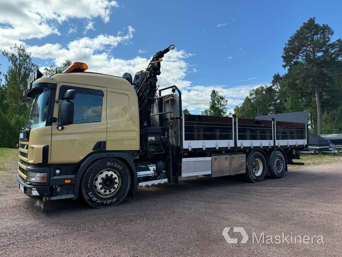 Kranbil Scania 114G - Camion plateau, Camion grue: photos 1 Kranbil Scania 114G - Camion plateau, Camion grue: photos 1