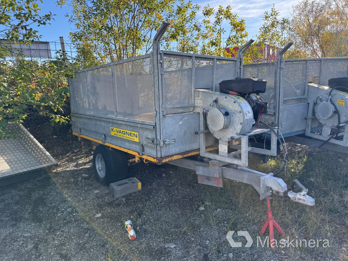 Lövvagn K-Vagnen med bensinmotor - Matériel de jardinage, Remorque: photos 3 Lövvagn K-Vagnen med bensinmotor - Matériel de jardinage, Remorque: photos 3
