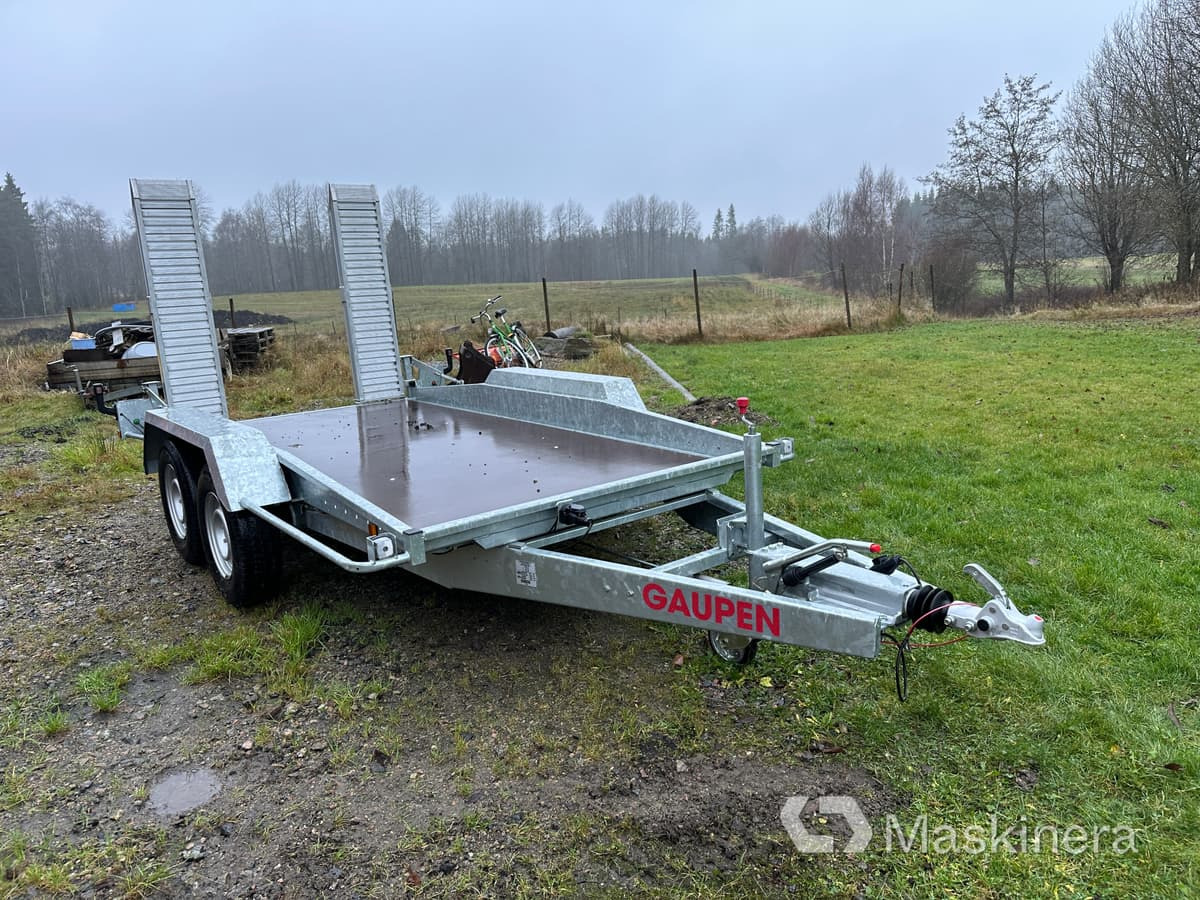 Maskinsläp Gaupen M3535 - Remorque porte engin: photos 3 Maskinsläp Gaupen M3535 - Remorque porte engin: photos 3