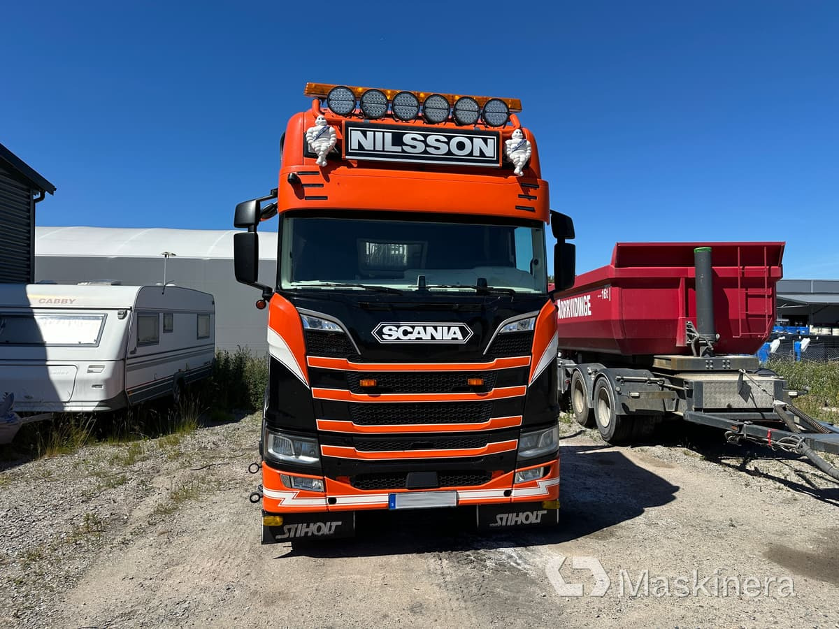 Timmerbil Scania R650B 6X4 NB + Släp - Camion grumier: photos 2 Timmerbil Scania R650B 6X4 NB + Släp - Camion grumier: photos 2