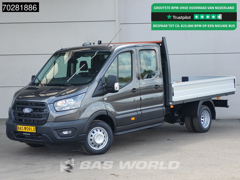 Ford Transit 170pk Automaat Dubbel Cabine 3500kg Trekhaak Open Laadbak Pritsche SYNC4 scherm Camera Airco Trekhaak Cruise control - Utilitaire plateau: photos 1 Ford Transit 170pk Automaat Dubbel Cabine 3500kg Trekhaak Open Laadbak Pritsche SYNC4 scherm Camera Airco Trekhaak Cruise control - Utilitaire plateau: photos 1