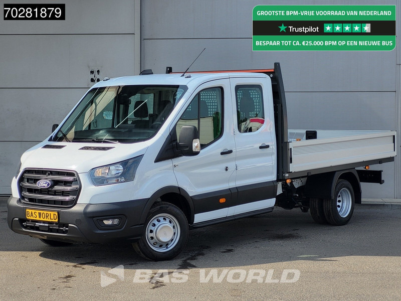 Ford Transit 170pk Automaat Dubbel Cabine 3500kg Trekhaak Open Laadbak Pritsche SYNC4 scherm CarPlay Camera Airco Trekhaak Cruise control - Utilitaire plateau: photos 1 Ford Transit 170pk Automaat Dubbel Cabine 3500kg Trekhaak Open Laadbak Pritsche SYNC4 scherm CarPlay Camera Airco Trekhaak Cruise control - Utilitaire plateau: photos 1
