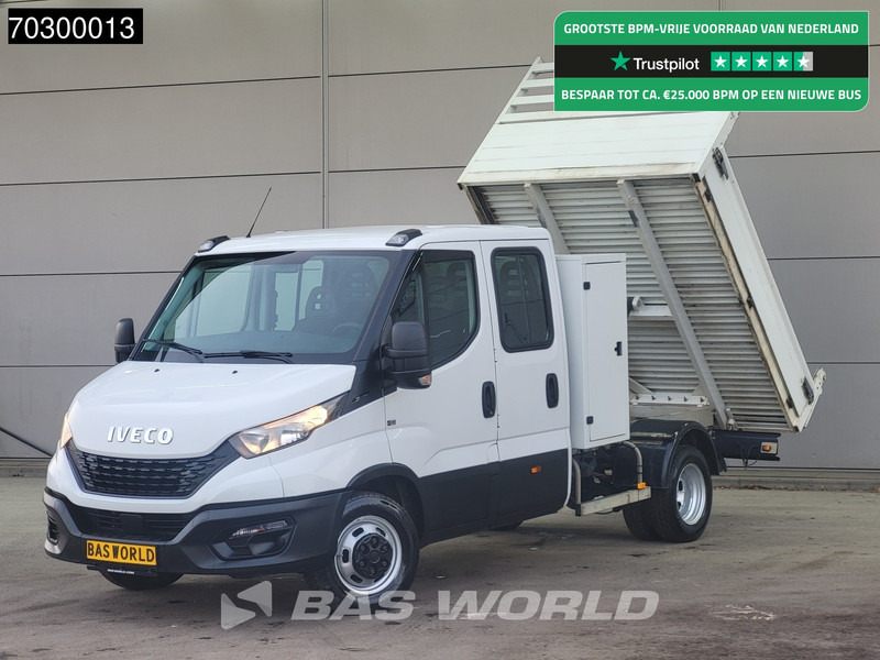 Iveco Daily 35C14 Kipper met Kist Dubbel Cabine Dubbellucht 3,5t Trekhaak Airco Cruise Euro6 Kieper Tipper Benne Airco Trekhaak Cruise contr - Utilitaire benne: photos 1 Iveco Daily 35C14 Kipper met Kist Dubbel Cabine Dubbellucht 3,5t Trekhaak Airco Cruise Euro6 Kieper Tipper Benne Airco Trekhaak Cruise contr - Utilitaire benne: photos 1