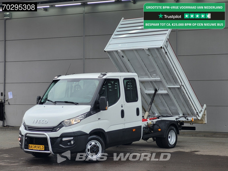 Iveco Daily 35C18 3.0L Automaat Kipper Dubbellucht 3,5t Trekhaak 180PK Airco Cruise Euro6 Kieper Tipper Benne 2m3 Airco Trekhaak Cruise cont - Utilitaire benne: photos 1 Iveco Daily 35C18 3.0L Automaat Kipper Dubbellucht 3,5t Trekhaak 180PK Airco Cruise Euro6 Kieper Tipper Benne 2m3 Airco Trekhaak Cruise cont - Utilitaire benne: photos 1