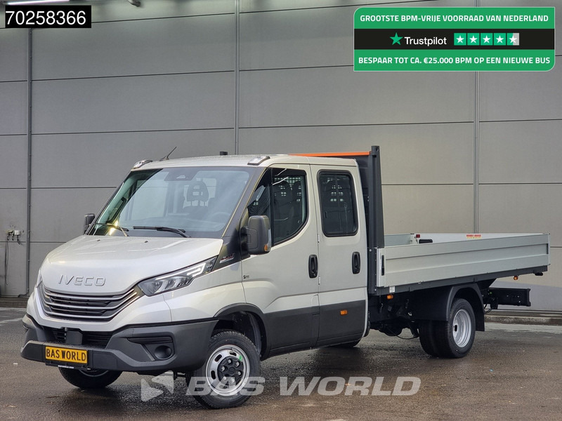 Iveco Daily 35C21 3.0L Automaat 210PK 2025-Model Open laadbak Dubbel Cabine Dubbellucht CarPlay ACC LED 3,5T Trekvermogen Euro6 Pritsche Pic - Utilitaire plateau: photos 1 Iveco Daily 35C21 3.0L Automaat 210PK 2025-Model Open laadbak Dubbel Cabine Dubbellucht CarPlay ACC LED 3,5T Trekvermogen Euro6 Pritsche Pic - Utilitaire plateau: photos 1