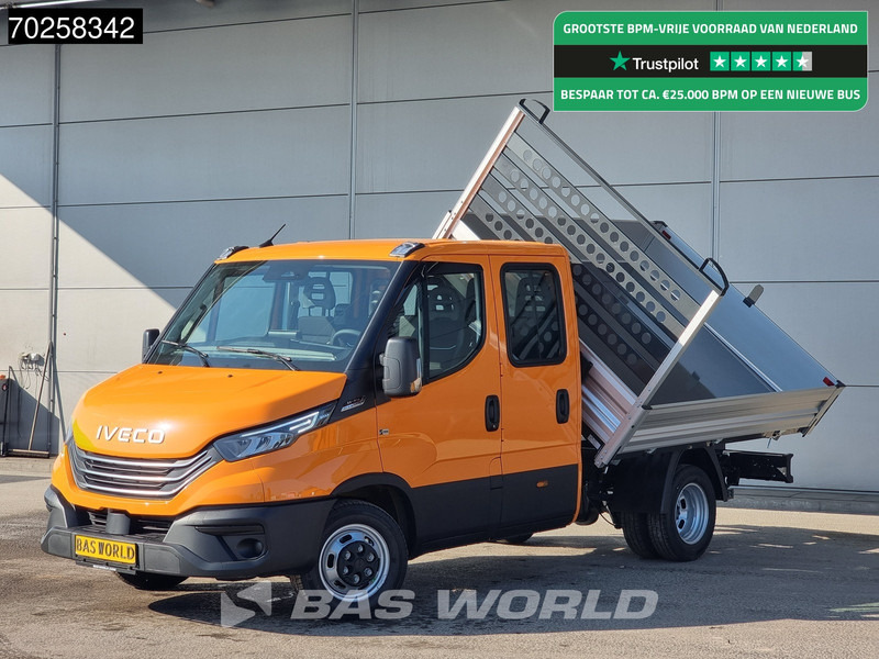 Iveco Daily 35C21 3-Zijdige Kipper Dubbel Cabine 210PK 3.0L Dubbellucht 3,5t Trekhaak ACC Airco LED Camera CarPlay Euro6 Tipper Benne Kieper - Utilitaire benne: photos 1 Iveco Daily 35C21 3-Zijdige Kipper Dubbel Cabine 210PK 3.0L Dubbellucht 3,5t Trekhaak ACC Airco LED Camera CarPlay Euro6 Tipper Benne Kieper - Utilitaire benne: photos 1