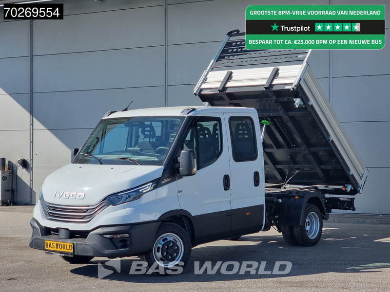 Iveco Daily 35C21 3 zijdige Kipper Dubbel Cabine 210PK 3.0L Dubbellucht Airco Cruise LED Camera Tipper Benne Kieper 2m3 Airco Trekhaak - Utilitaire benne: photos 1 Iveco Daily 35C21 3 zijdige Kipper Dubbel Cabine 210PK 3.0L Dubbellucht Airco Cruise LED Camera Tipper Benne Kieper 2m3 Airco Trekhaak - Utilitaire benne: photos 1