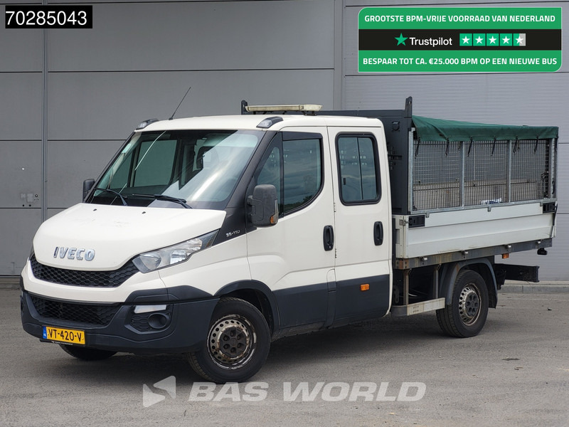 Iveco Daily 35S11 Open Laadbak met Kist Dubbel Cabine 3,5t Trekhaak Airco Pickup Pritsche Open Box Airco Trekhaak - Utilitaire plateau: photos 1 Iveco Daily 35S11 Open Laadbak met Kist Dubbel Cabine 3,5t Trekhaak Airco Pickup Pritsche Open Box Airco Trekhaak - Utilitaire plateau: photos 1