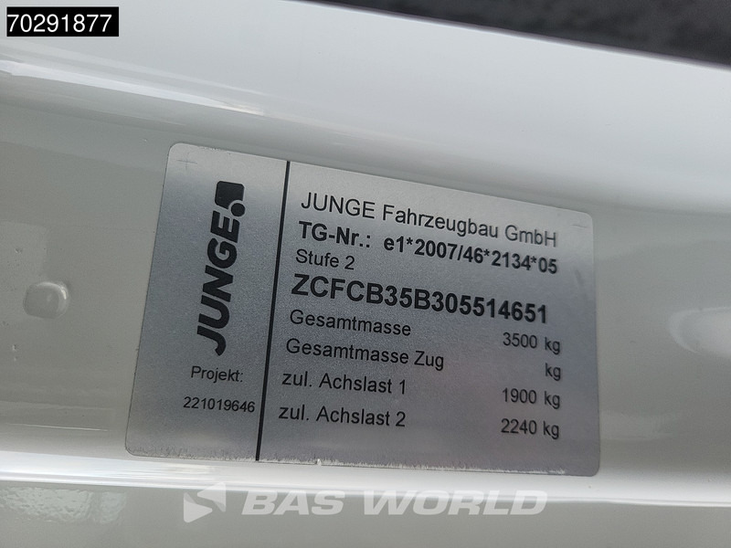 Fourgon grand volume Iveco Daily 35S16 Automaat Bakwagen 160PK Achterdeuren Airco Camera Euro6 Meubelbak Koffer 21m3 Airco: photos 19