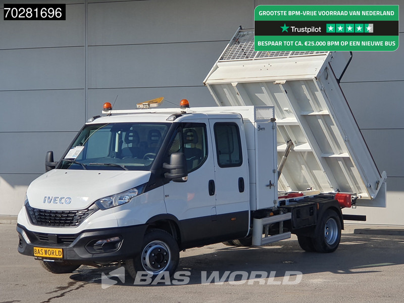 Iveco Daily 70C18 3.0L Kipper Dubbel Cabine Dubbellucht 3,5t Trekhaak Airco Cruise Camera Zwaailampen Euro6 Tipper Benne Kieper 2m3 Airco Tr - Utilitaire benne: photos 1 Iveco Daily 70C18 3.0L Kipper Dubbel Cabine Dubbellucht 3,5t Trekhaak Airco Cruise Camera Zwaailampen Euro6 Tipper Benne Kieper 2m3 Airco Tr - Utilitaire benne: photos 1