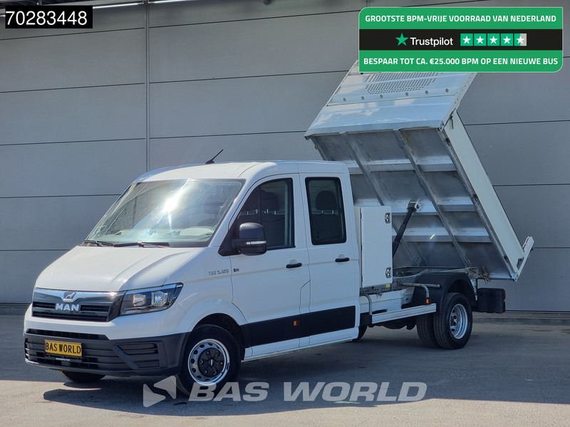 MAN TGE 5.120 Open Laadbak met Kist Dubbel Cabine Dubbellucht 3,5t Trekhaak Navi Airco Cruise Camera Pritsche Pickup Open Box m3 Airco Dubbel - Utilitaire plateau: photos 1 MAN TGE 5.120 Open Laadbak met Kist Dubbel Cabine Dubbellucht 3,5t Trekhaak Navi Airco Cruise Camera Pritsche Pickup Open Box m3 Airco Dubbel - Utilitaire plateau: photos 1