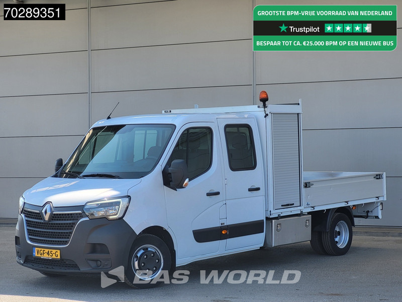 Renault Master 145PK Open Laadbak Dubbellucht 3,5t Trekhaak DC Dubbel Cabine Airco Cruise Euro6 Pritsche Pickup Open Box Airco Trekhaak Cruise contro - Utilitaire plateau: photos 1 Renault Master 145PK Open Laadbak Dubbellucht 3,5t Trekhaak DC Dubbel Cabine Airco Cruise Euro6 Pritsche Pickup Open Box Airco Trekhaak Cruise contro - Utilitaire plateau: photos 1