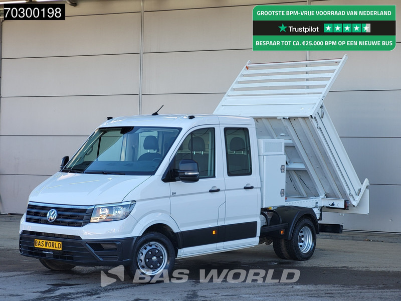 Volkswagen Crafter 177pk Kipper Dubbel Cabine met Kist Trekhaak Navi Airco Cruise Tipper Kieper Benne Airco Trekhaak Cruise control - Utilitaire benne: photos 1 Volkswagen Crafter 177pk Kipper Dubbel Cabine met Kist Trekhaak Navi Airco Cruise Tipper Kieper Benne Airco Trekhaak Cruise control - Utilitaire benne: photos 1