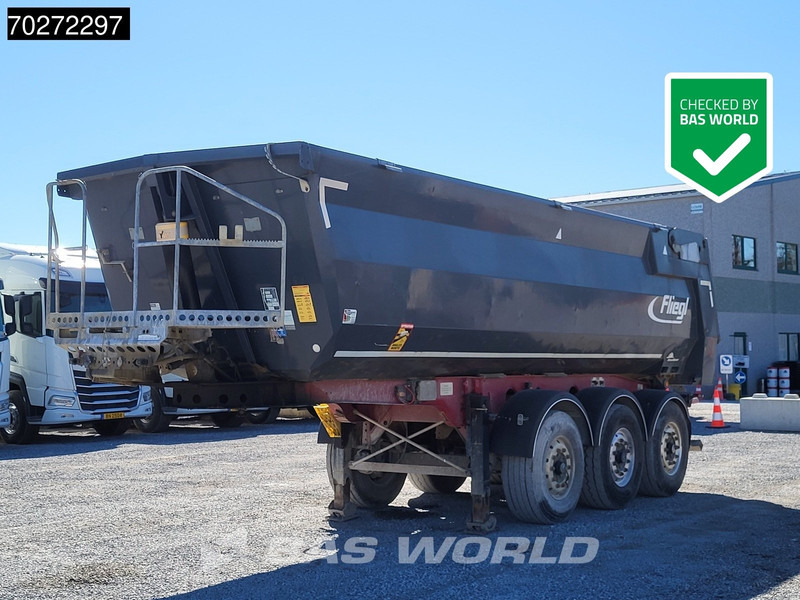 Semi-remorque benne Fliegl SDS01 3 axles Liftachse Alcoa's: photos 1