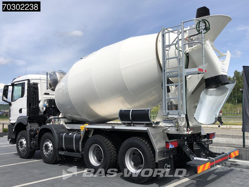 MAN TGS 41.400 8X4 10m3 FML mixer Steelsuspension Manual Airco EURO 2 - Camion malaxeur: photos 2 MAN TGS 41.400 8X4 10m3 FML mixer Steelsuspension Manual Airco EURO 2 - Camion malaxeur: photos 2