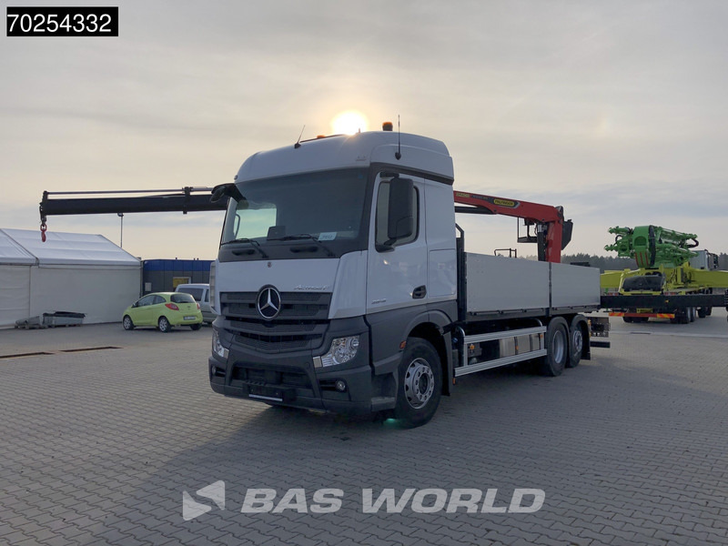Mercedes-Benz Actros 2646 6X2 Palfinger PK 20.501 L Kran Crane Automatic Euro 6 - Camion plateau, Camion grue: photos 2 Mercedes-Benz Actros 2646 6X2 Palfinger PK 20.501 L Kran Crane Automatic Euro 6 - Camion plateau, Camion grue: photos 2