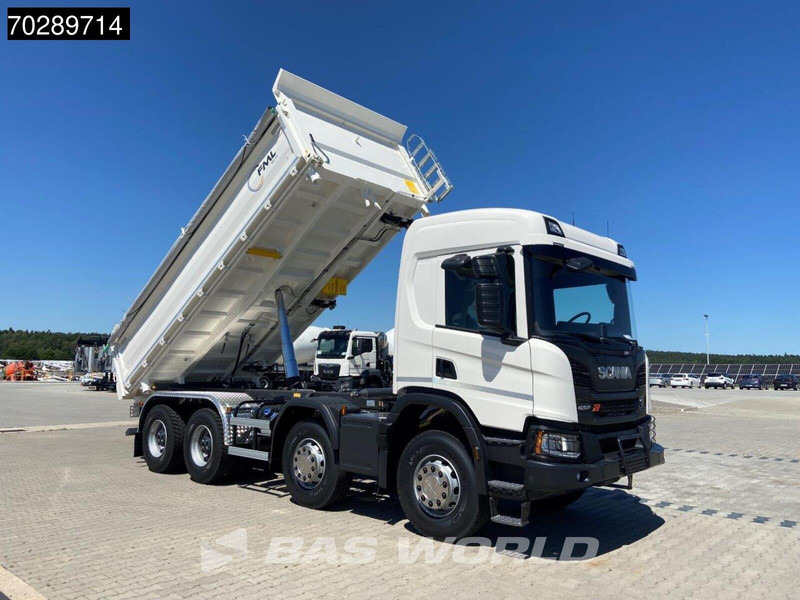 Scania P420 8X4 NEW! 13,5m3 3-way tipper Hardox450 Steel Steelsuspension Euro 6 - Camion benne: photos 3 Scania P420 8X4 NEW! 13,5m3 3-way tipper Hardox450 Steel Steelsuspension Euro 6 - Camion benne: photos 3
