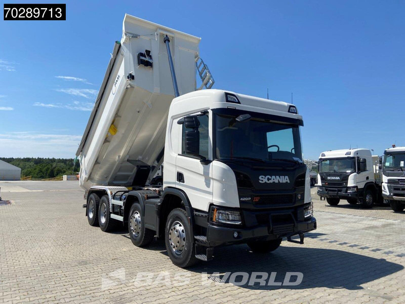 Scania P420 8X4 NEW! 18m3 Steel tipper Steelsuspension Automatic Euro 6 - Camion benne: photos 3 Scania P420 8X4 NEW! 18m3 Steel tipper Steelsuspension Automatic Euro 6 - Camion benne: photos 3