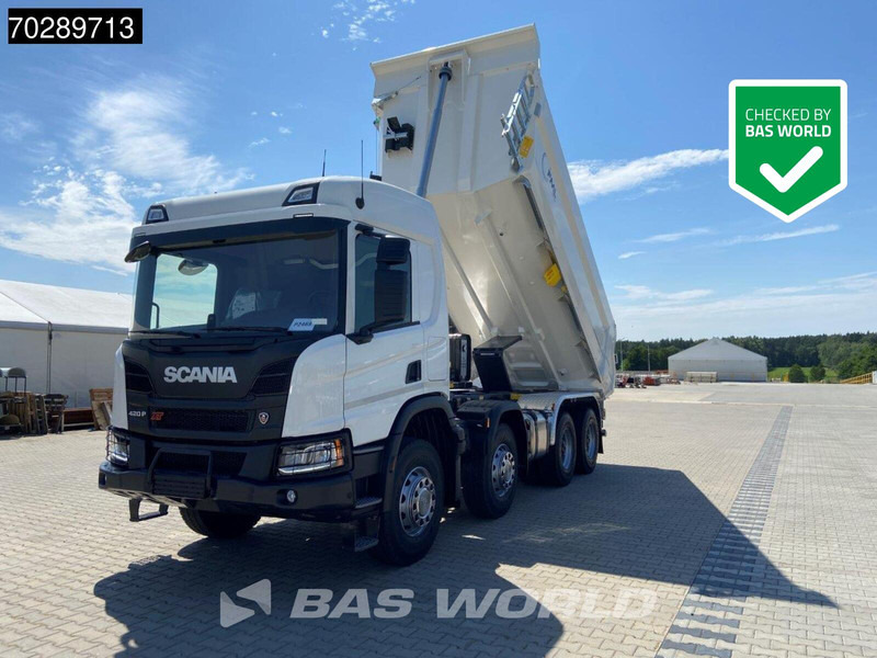 Scania P420 8X4 NEW! 18m3 Steel tipper Steelsuspension Automatic Euro 6 - Camion benne: photos 1 Scania P420 8X4 NEW! 18m3 Steel tipper Steelsuspension Automatic Euro 6 - Camion benne: photos 1
