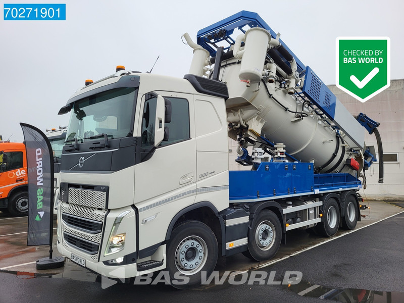Volvo FH 500 8X4 Vacuum truck Gully Emptier 14.000ltr VEB+ Navi Euro 6 - Camion vidangeur: photos 1 Volvo FH 500 8X4 Vacuum truck Gully Emptier 14.000ltr VEB+ Navi Euro 6 - Camion vidangeur: photos 1