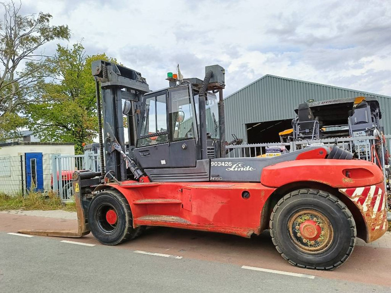 Linde H160 diesel 16T heftruck forklift stapler low mast - Chariot élévateur diesel: photos 1 Linde H160 diesel 16T heftruck forklift stapler low mast - Chariot élévateur diesel: photos 1