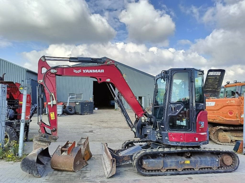Yanmar Vio 50 -6b vio50 rupskraan excavator bagger track - Mini pelle: photos 2 Yanmar Vio 50 -6b vio50 rupskraan excavator bagger track - Mini pelle: photos 2