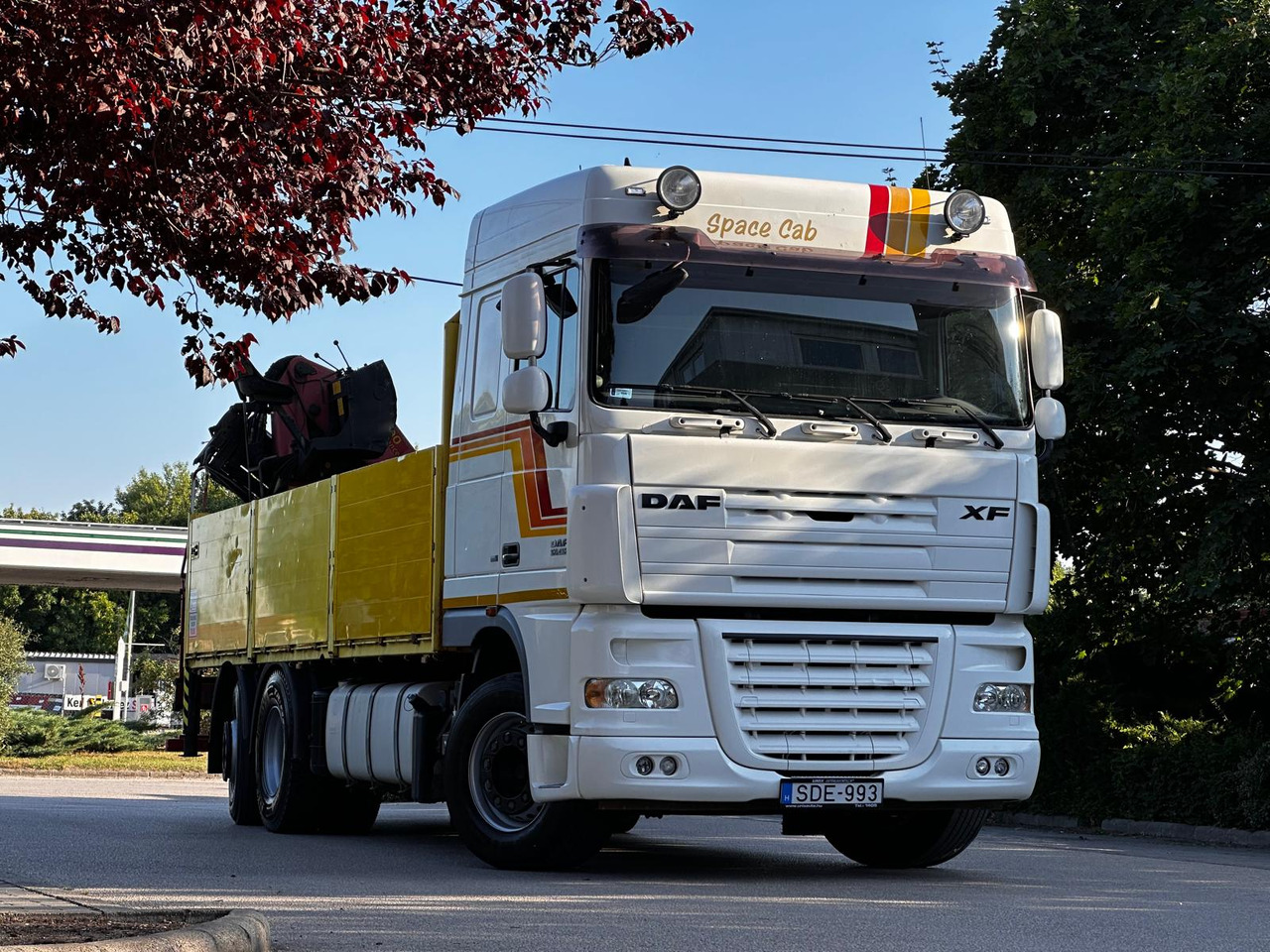 DAF Xf 105.410 Manual 6x2 Palfinger Pk18500 EXCELENT - Camion grue: photos 1 DAF Xf 105.410 Manual 6x2 Palfinger Pk18500 EXCELENT - Camion grue: photos 1