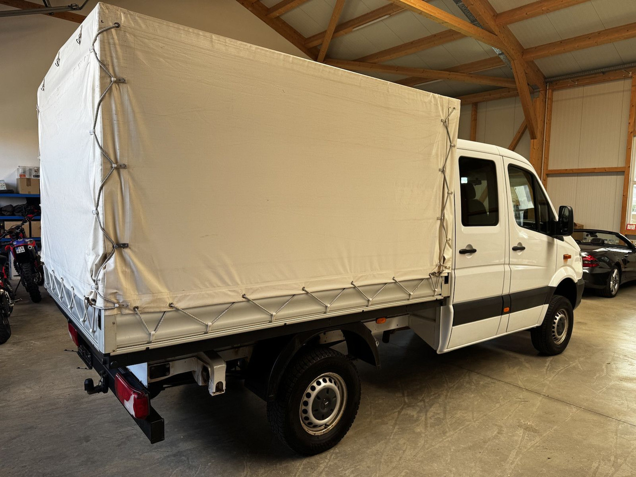 Mercedes-Benz Sprinter 316 CDI Doka 4x4 Allrad Plane - Utilitaire rideaux coulissants (PLSC), Utilitaire double cabine: photos 5 Mercedes-Benz Sprinter 316 CDI Doka 4x4 Allrad Plane - Utilitaire rideaux coulissants (PLSC), Utilitaire double cabine: photos 5