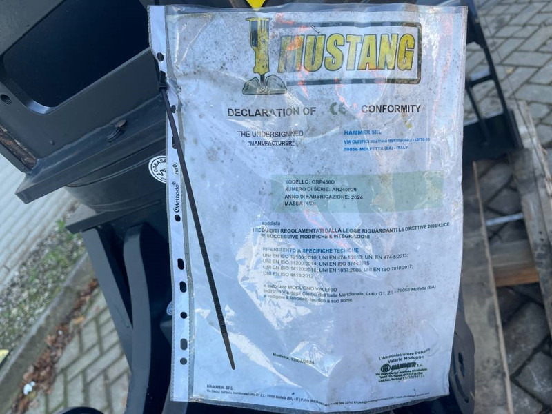 Grappin pour Engins de chantier Mustang GRP 450 D 2024 Unused: photos 6 Grappin pour Engins de chantier Mustang GRP 450 D 2024 Unused: photos 6