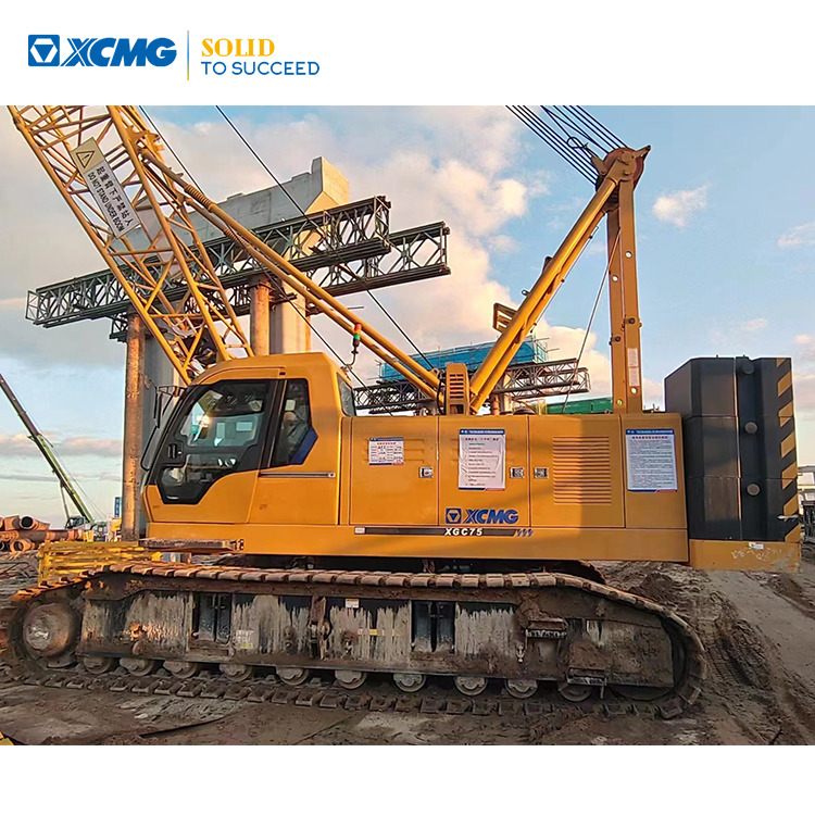 XCMG Official 75 Ton Mechanical Crawler Crane XGC75 Used Hydraulic Mobile Crane Hot Sale - Grue sur chenilles: photos 1 XCMG Official 75 Ton Mechanical Crawler Crane XGC75 Used Hydraulic Mobile Crane Hot Sale - Grue sur chenilles: photos 1