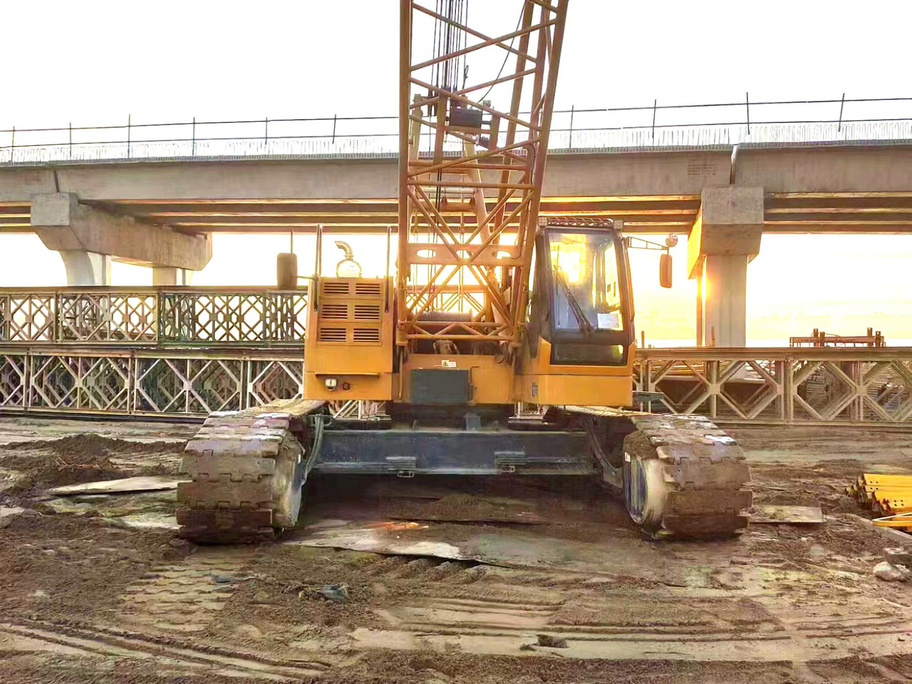 XCMG Official 75 Ton Mechanical Crawler Crane XGC75 Used Hydraulic Mobile Crane Hot Sale - Grue sur chenilles: photos 2 XCMG Official 75 Ton Mechanical Crawler Crane XGC75 Used Hydraulic Mobile Crane Hot Sale - Grue sur chenilles: photos 2