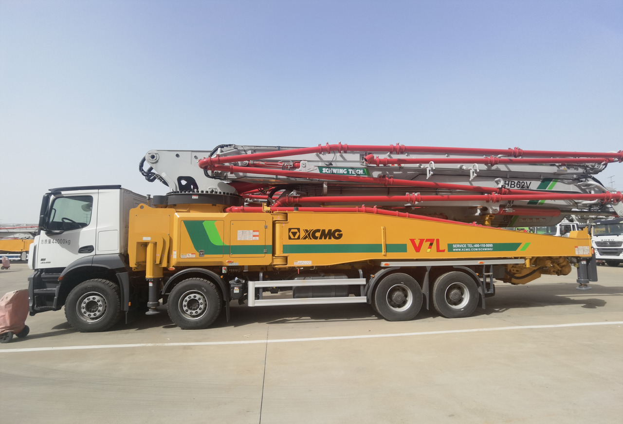 XCMG Official Schwing Concrete Pump HB62V Used Telescopic Concrete Pump Truck Price - Camion pompe: photos 3 XCMG Official Schwing Concrete Pump HB62V Used Telescopic Concrete Pump Truck Price - Camion pompe: photos 3