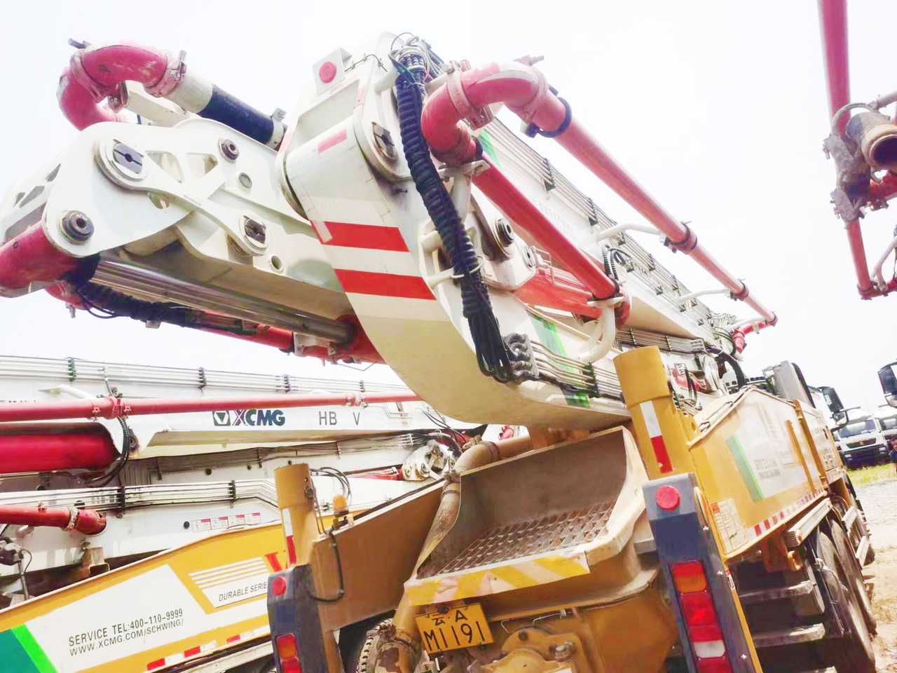 XCMG Official Used HB52V Schwing 52m Concrete Pump Truck Mounted Boom Concrete Pump Price - Camion pompe: photos 5 XCMG Official Used HB52V Schwing 52m Concrete Pump Truck Mounted Boom Concrete Pump Price - Camion pompe: photos 5
