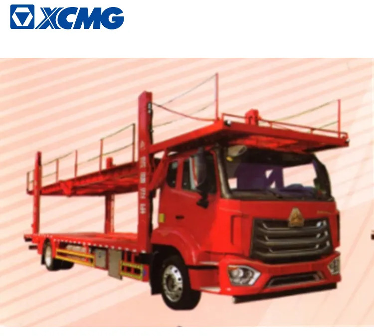 XCMG XCMG Official Manufacturer Flat Bed Container Car Transport Semi Truck Trailer - Semi-remorque porte-voitures: photos 1 XCMG XCMG Official Manufacturer Flat Bed Container Car Transport Semi Truck Trailer - Semi-remorque porte-voitures: photos 1