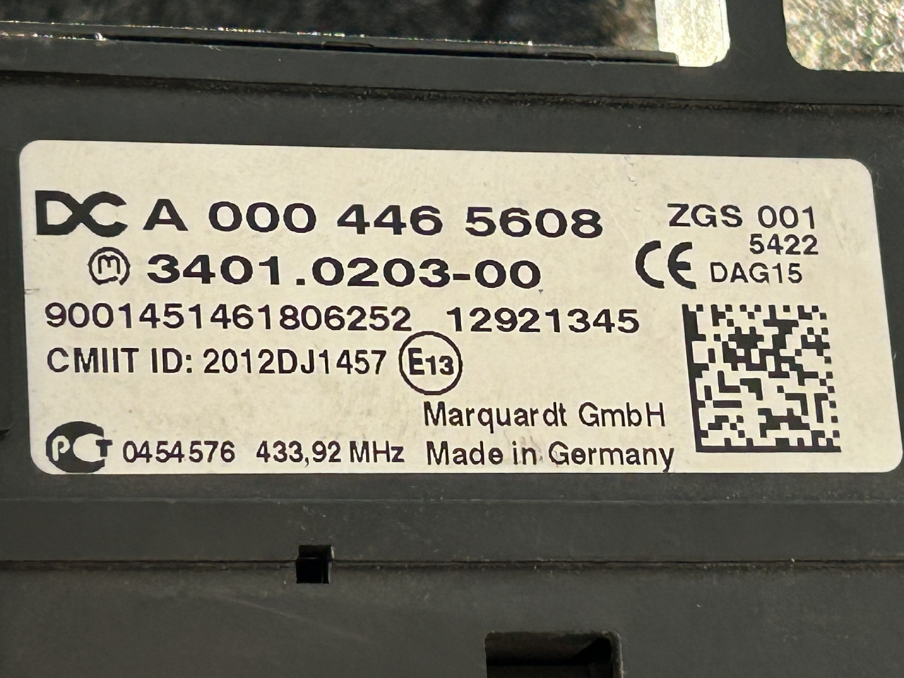 MERCEDES-BENZ ACTROS MP4 START/STOP IGNITION SWITCH - Panel de instrumentos pour Camion: photos 5 MERCEDES-BENZ ACTROS MP4 START/STOP IGNITION SWITCH - Panel de instrumentos pour Camion: photos 5