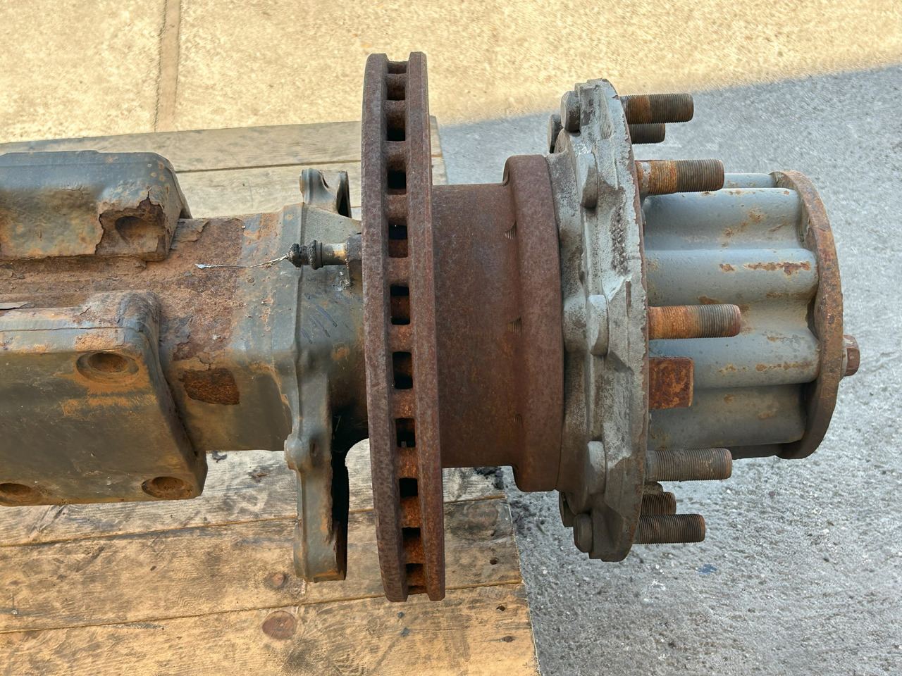 Essieu arrière pour Camion REAR AXLE + HUBS ACTROS MP4 R440-13 2,277: photos 12