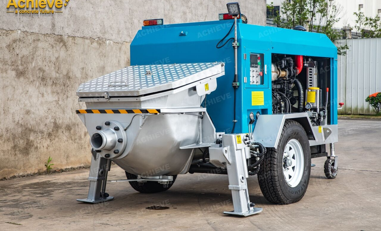 Pompe à béton stationnaire neuf ACHIEVE New  AP300-TDE European Version 【ACHIEVE】100% BRAND NEW !!!: photos 9